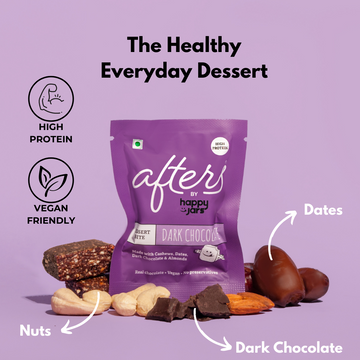 One bite of Afters by Happy Jars will kill your sugar craving with it's high protein and natural ingredients