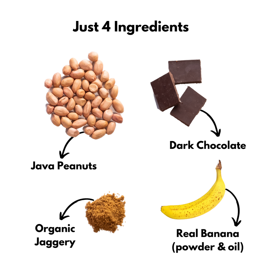 banana chocolate high protein chocolate spread for kids