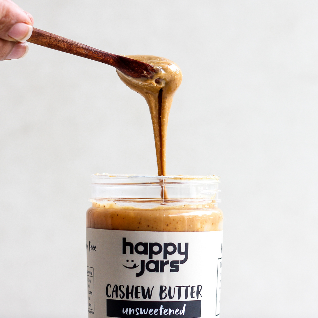 delicious smooth creamy texture of cashew butter suitable for toddlers and kids