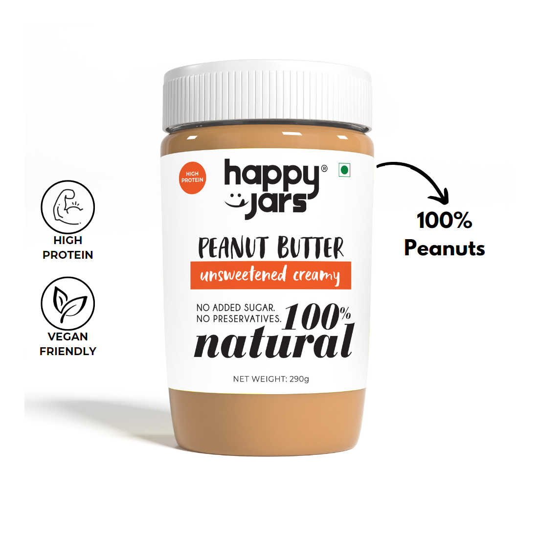 Happy Jars Peanut Butter